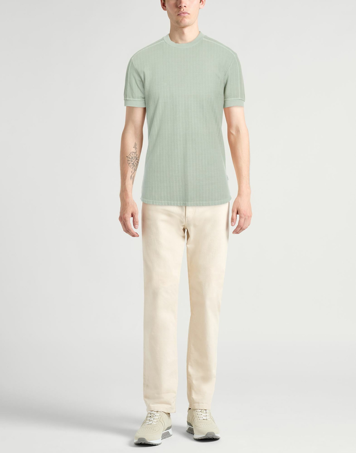 Crossley Mens T-shirt in Sage green