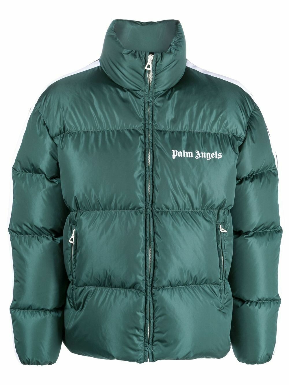 Palm Angels Green Classic Track Down Jacket Palm Angels