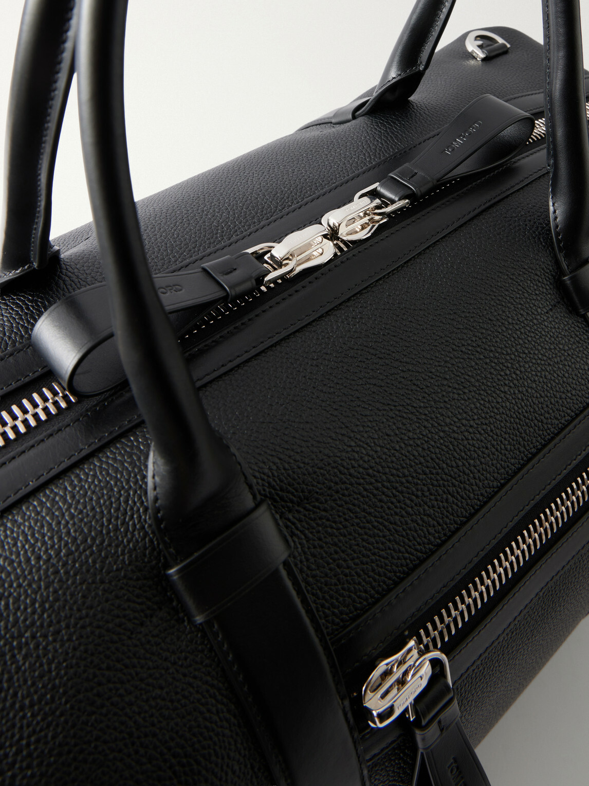 TOM FORD - Full-Grain Leather Weekend Bag