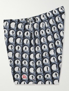 Orlebar Brown - 007 Bulldog Mid-Length Printed Swim Shorts - Blue