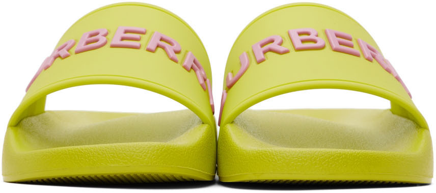 Burberry Lime Green Slides Used Unbranded Performance Shoes 9 main image 2