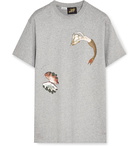 Loewe - Paula's Ibiza Printed Cotton-Jersey T-Shirt - Gray