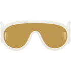 LOEWE White Wave Mask Sunglasses