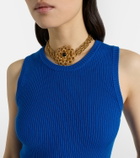 Chloé Ribbed-knit wool tank top