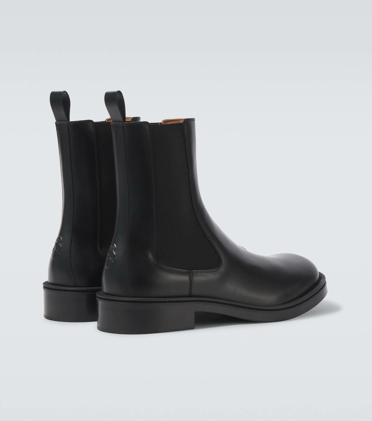 Alexander McQueen Leather Chelsea boots