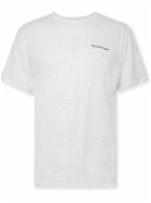 DISTRICT VISION - Logo-Print Hemp-Jersey T-Shirt - White