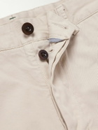 Sid Mashburn - Field Slim-Fit Tapered Garment-Dyed Cotton-Twill Trousers - Gray