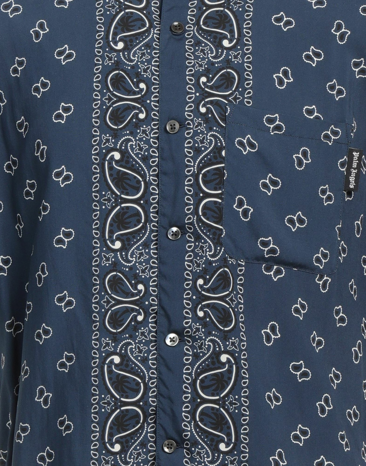 Palm Angels Mens Shirt in Navy