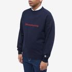 Billionaire Boys Club Men's Serif Logo Crew Sweat in Navy