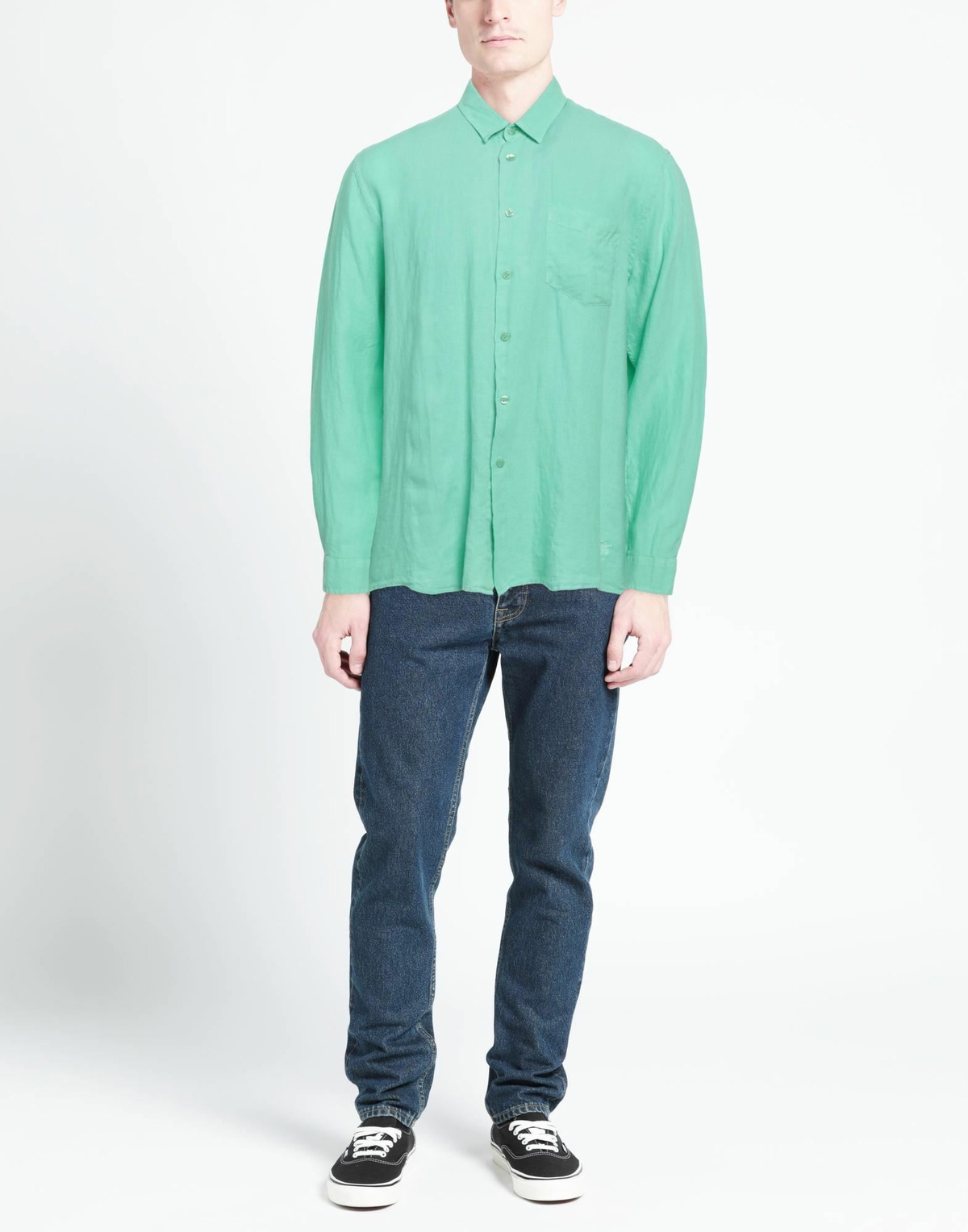 Vilebrequin Mens Shirt Light in Green