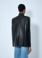 Khaite Single-Breasted Leather Jacket
