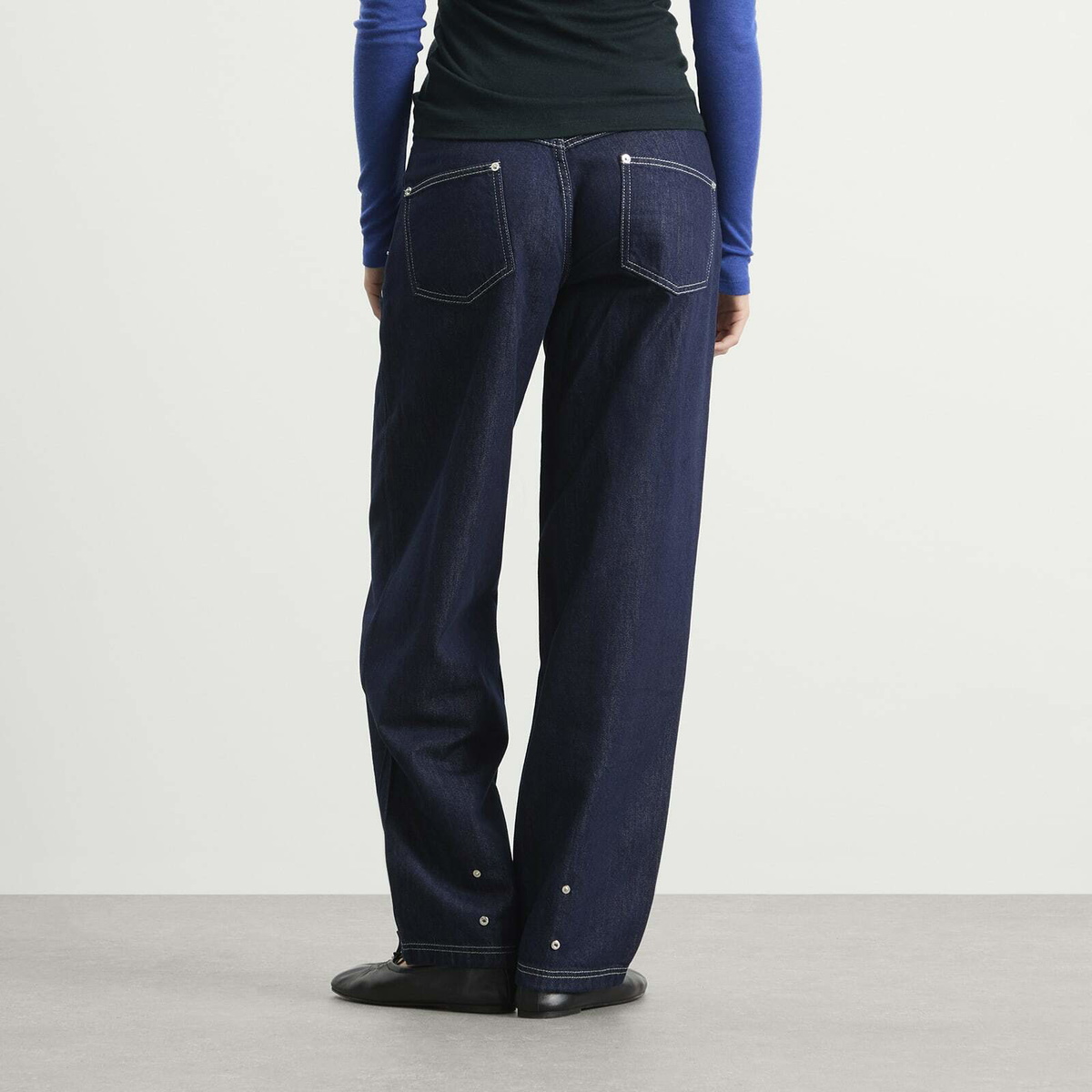 Peachy Den Women's Pamela Tuck Jeans in Raw Indigo