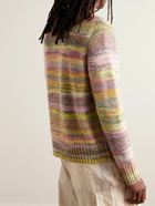 Corridor - Space-Dyed Knitted Sweater - Yellow