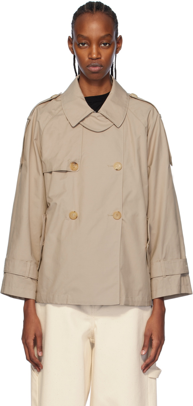 Max Mara Beige Dtrench Jacket Max Mara