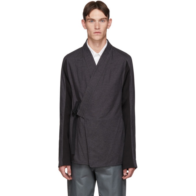 Photo: Abasi Rosborough Grey Limited Edition ARC Kimono Shirt Cardigan