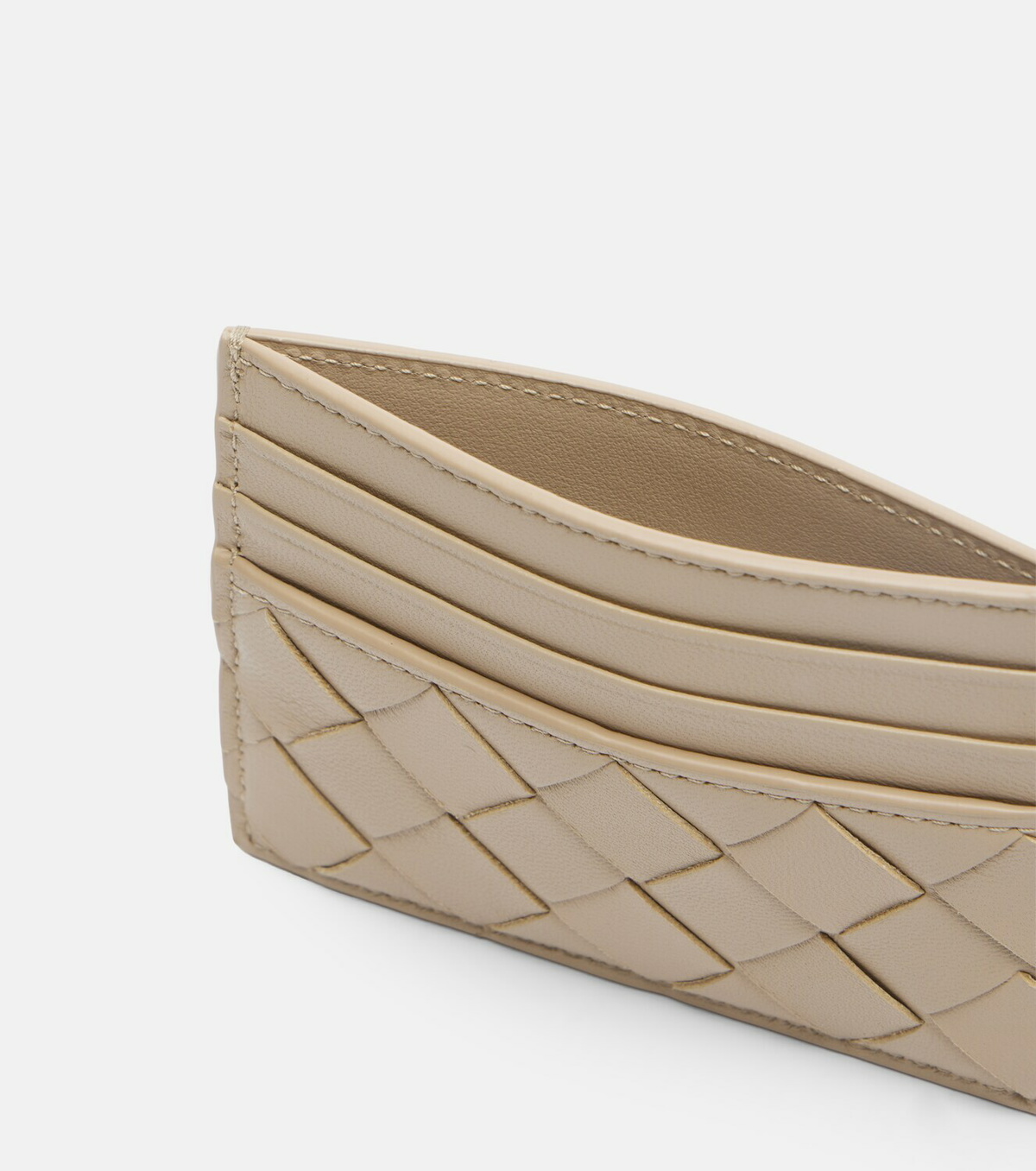 Bottega Veneta Intrecciato leather card holder
