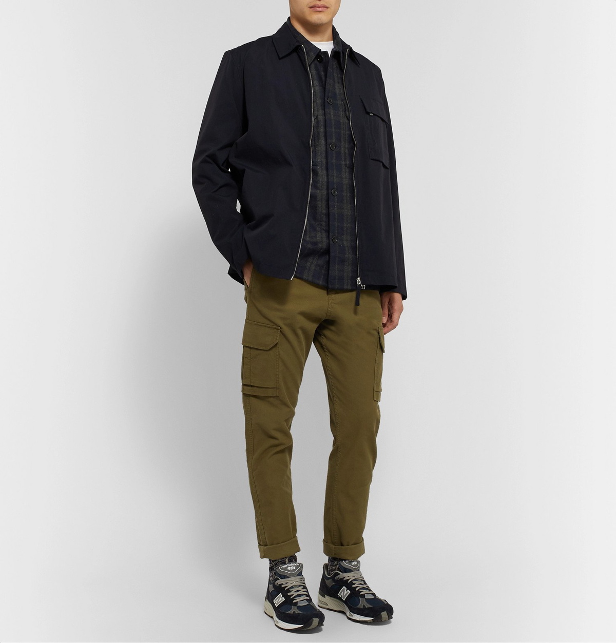 Norse Projects - Kyle Checked Wool-Blend Overshirt - Blue Norse Projects