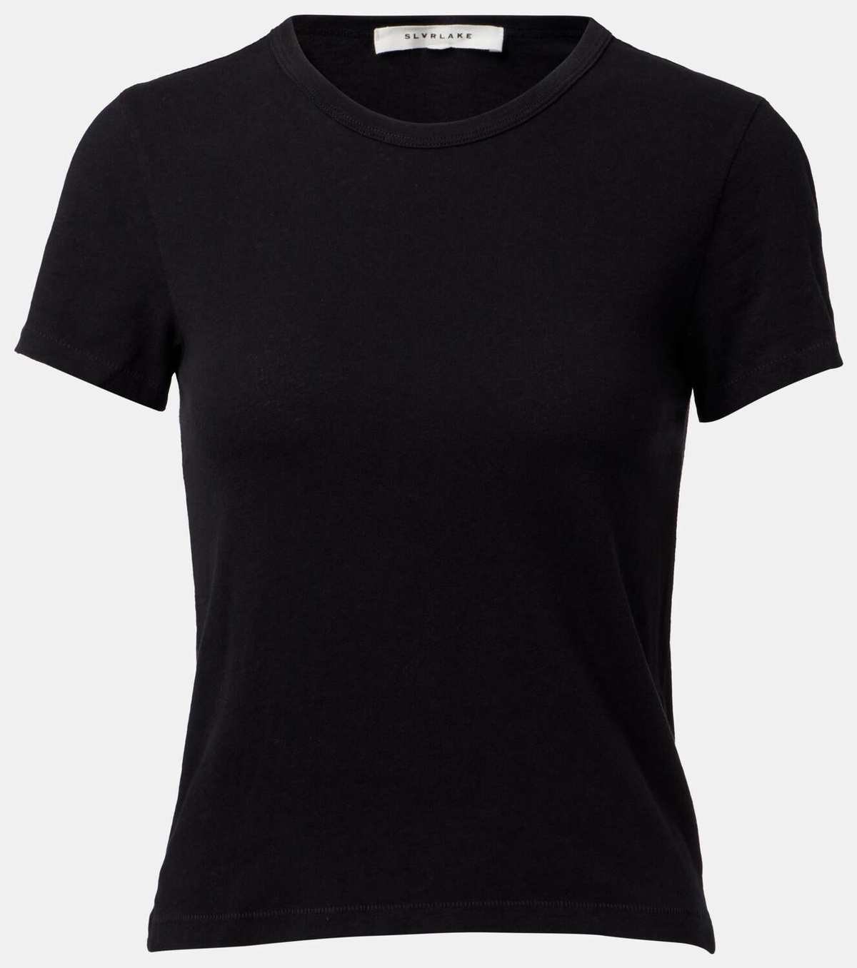 Slvrlake Cropped cotton jersey T-shirt