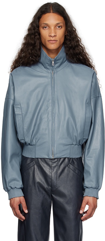 Photo: Situationist Blue YASPIS Edition Leather Jacket