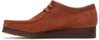 Clarks Originals Burgundy Nubuck Wallabee Derbys