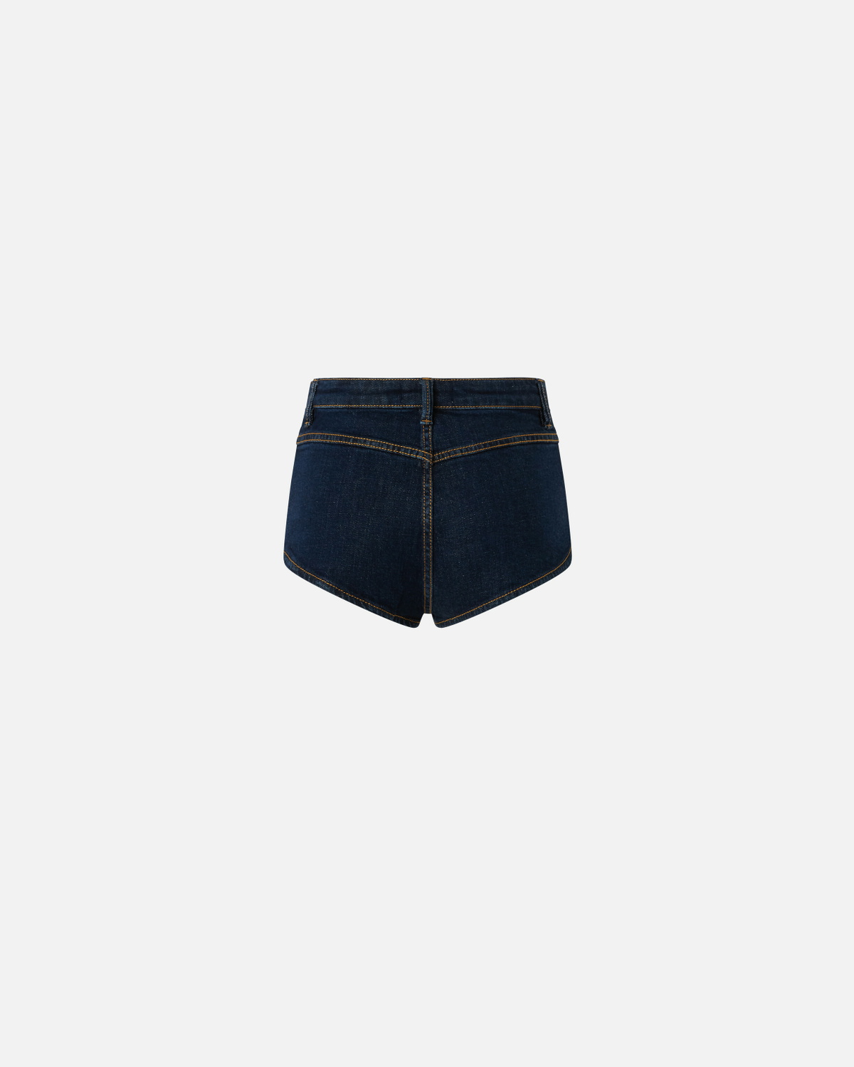 Pinko Slim Fit Dark Denim Shorts Rinse Wash