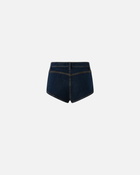Pinko Slim Fit Dark Denim Shorts Rinse Wash