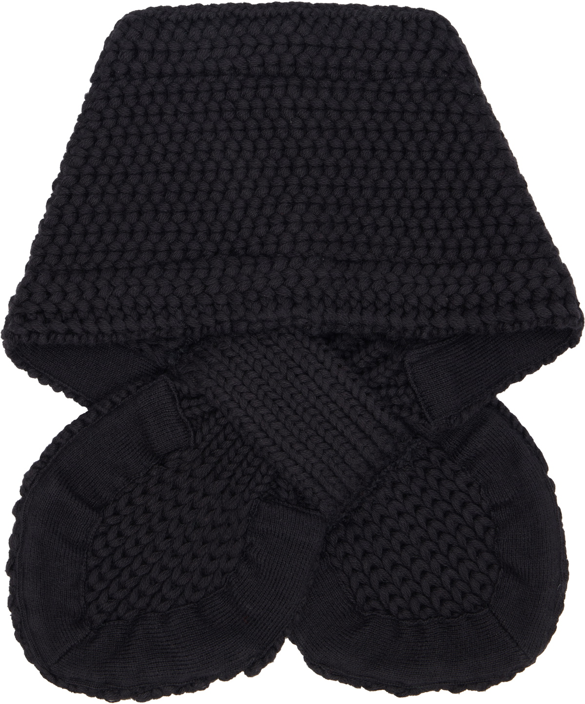 YMC Black Slot Scarf