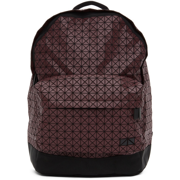 Bao Bao Issey Miyake Burgundy Daypack Backpack Bao Bao Issey Miyake