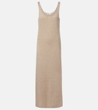 The Row Nareen knitted cashmere maxi dress