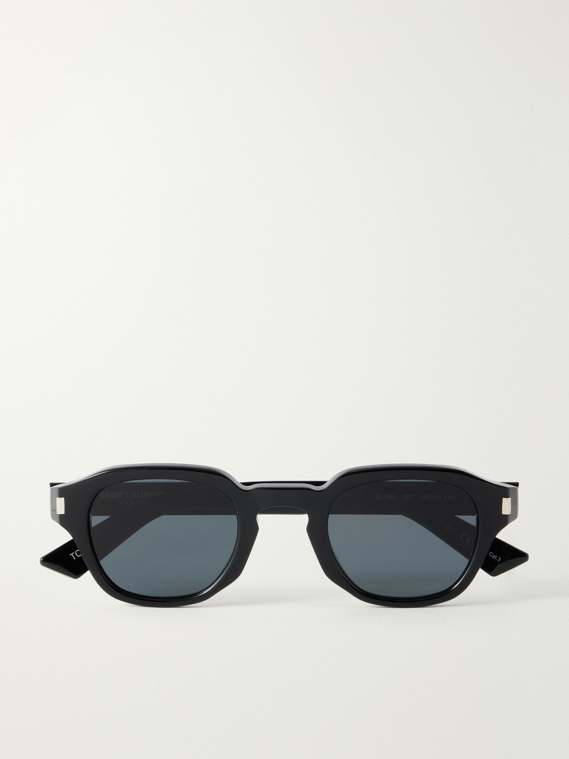 SAINT LAURENT - SL 946 Round-Frame Recycled-Acetate Sunglasses - Black