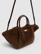 DEMELLIER Midi New York Shearling Tote Bag