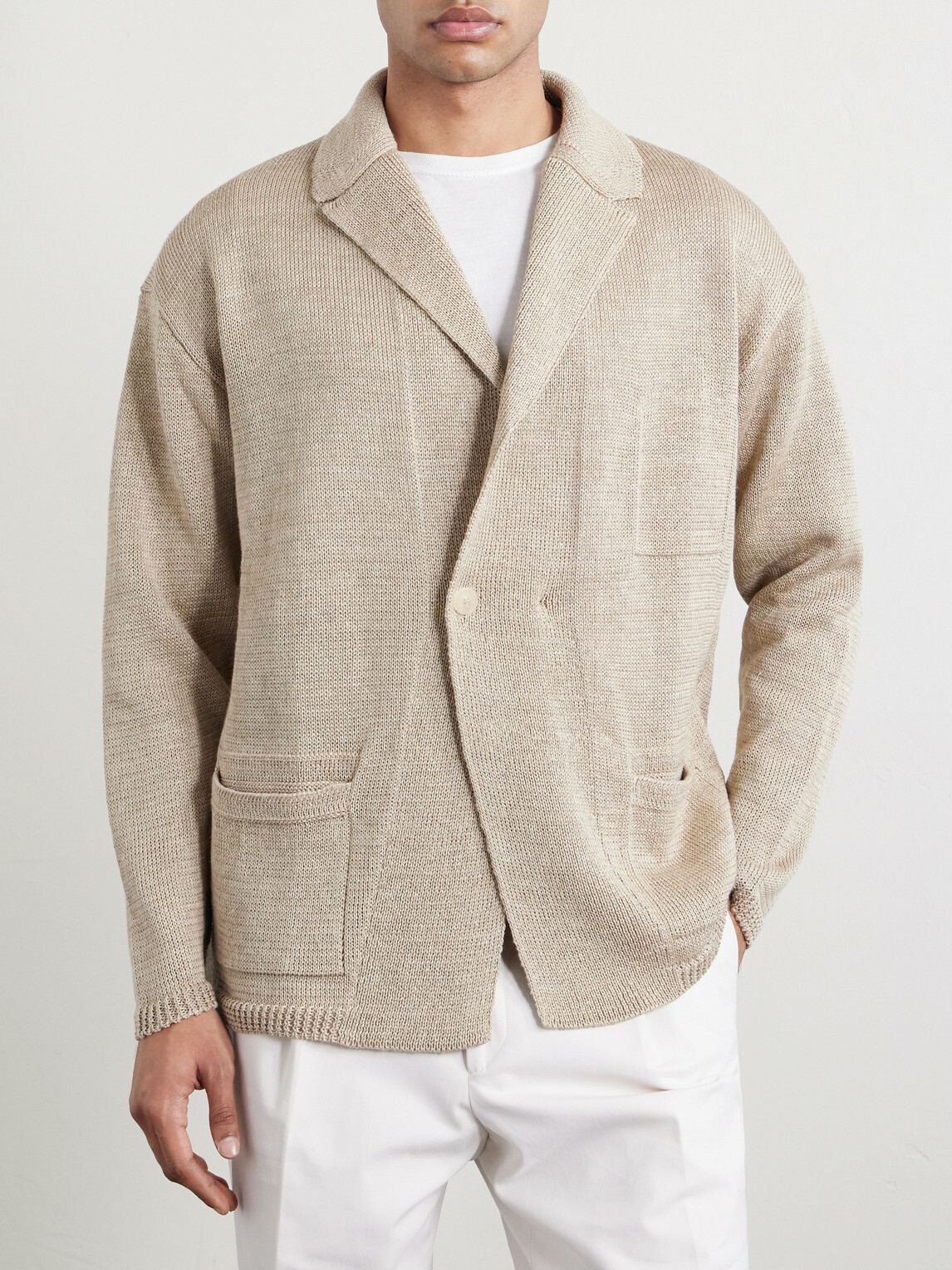 Inis Meáin - Linen Cardigan - Neutrals