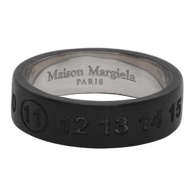Photo: Maison Margiela Black Logo Ring