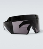 Rick Owens Rev Shiny shield sunglasses