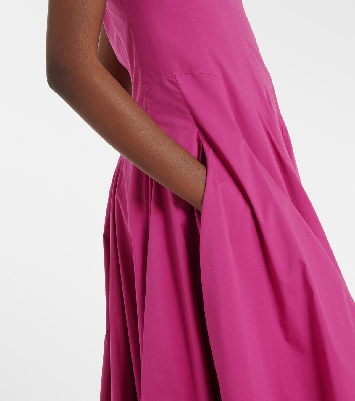 Simkhai Cotton-blend midi dress