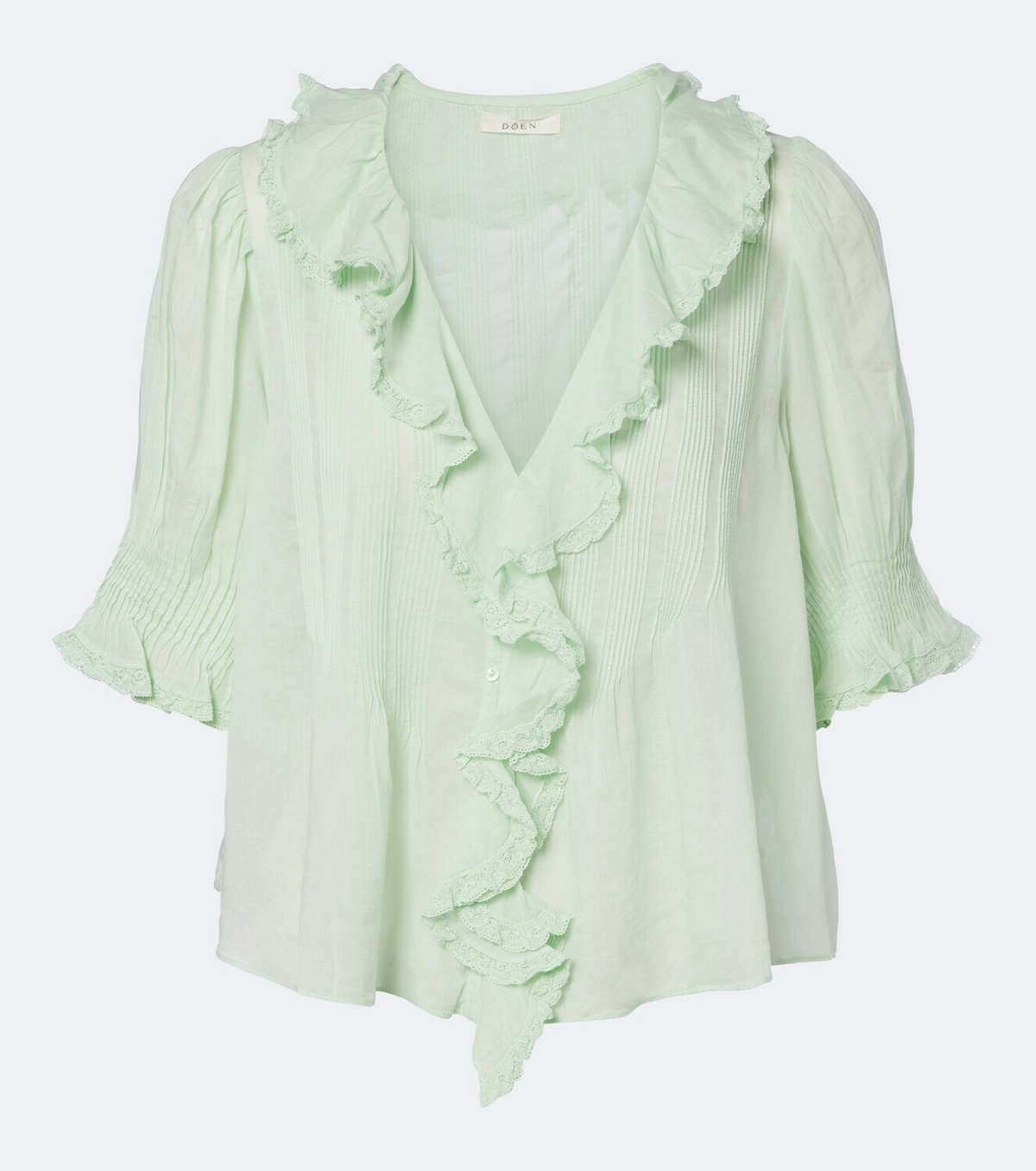 Dôen Henri ruffled cotton top