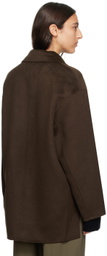 Loulou Studio Brown Lina Jacket