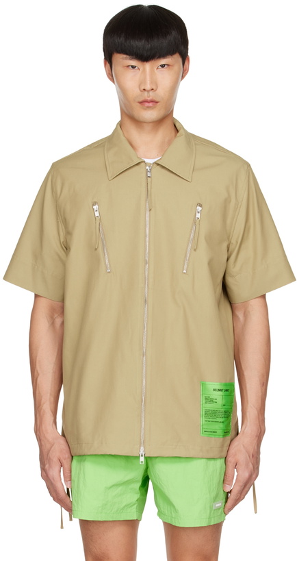 Photo: Helmut Lang Beige Nylon Shirt