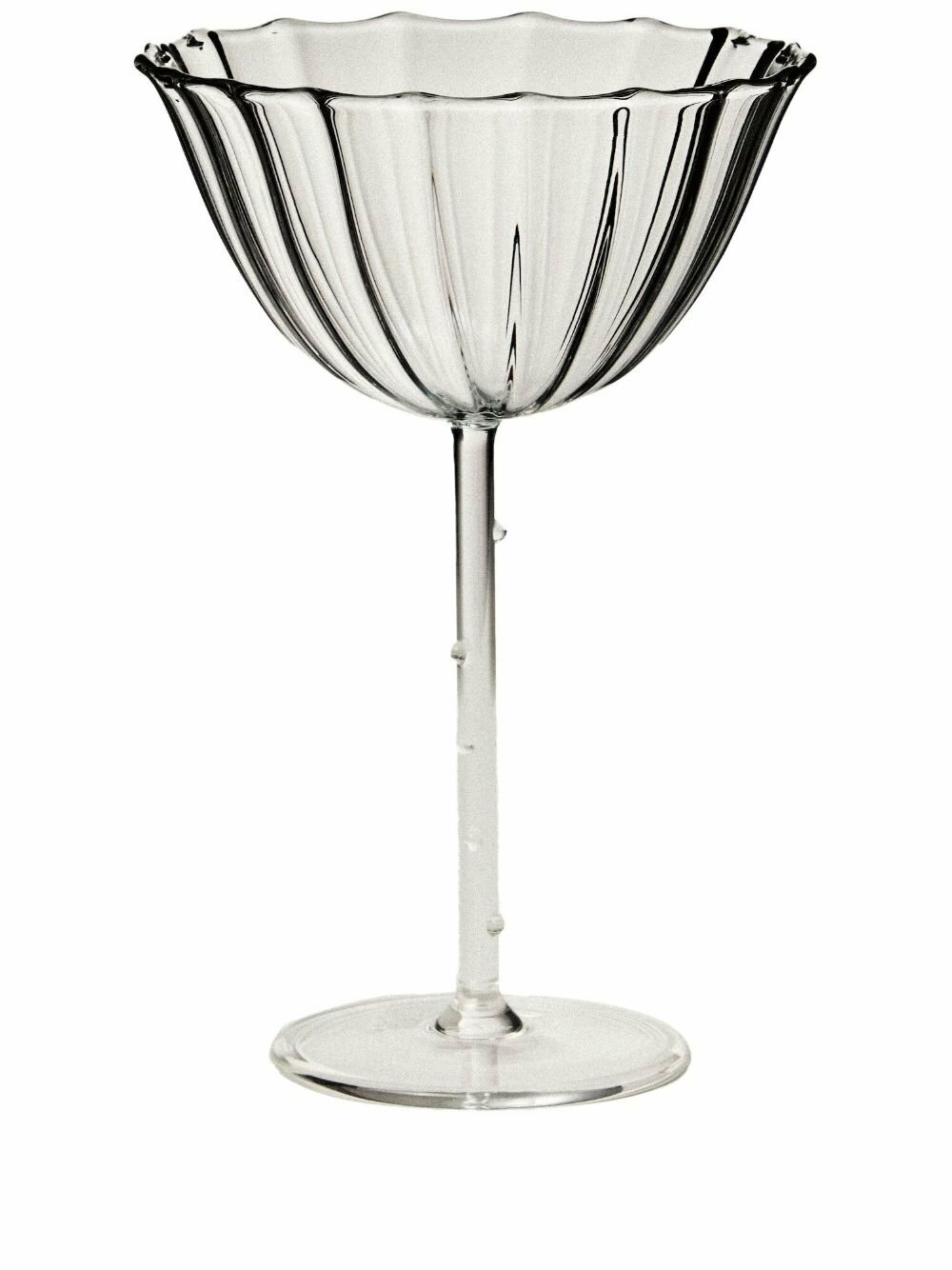 Sophie Lou Jacobsen Ribbed Effect Set Of Four Glasses