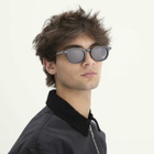 Le Specs Heart Throb Sunglasses in Black/Smoke Mono Polarized 