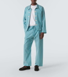 Bode Shore Stripe cotton-blend pajama pants