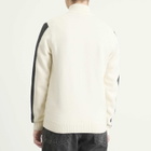 Fred Perry Men's Ribbed Zip Knit Cardigan in Ecru