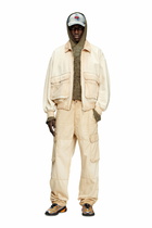 Diesel Jacket in batavia-weave denim - Denim Jackets - Unisex - Beige