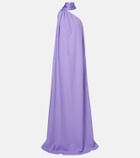 Taller Marmo Astor crêpe cady gown