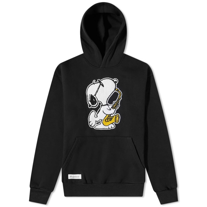 Photo: Butter Goods x Peanuts Jazz Applique Hoody in Black