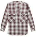 nonnative - Carpenter Checked Cotton-Flannel Shirt - Burgundy
