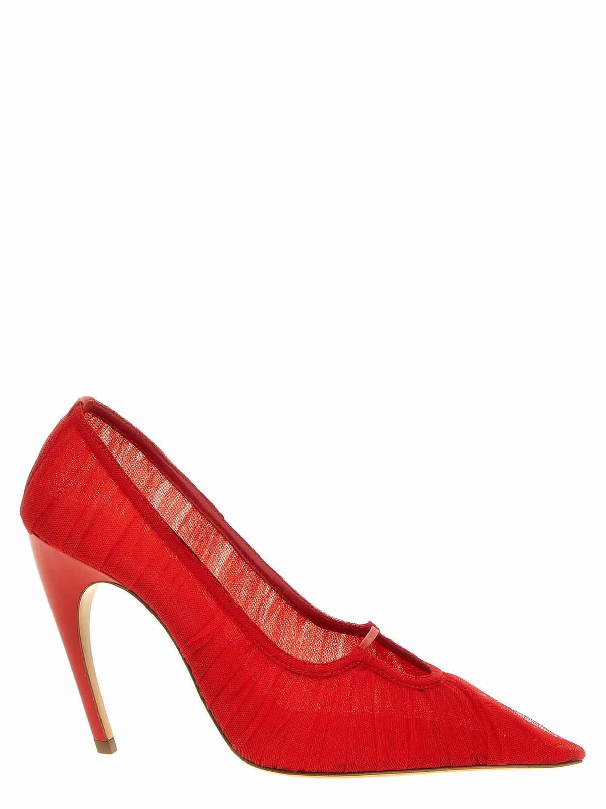 パンプス Nensi Dojaka Crystal Pvc Sling Backs Nensi Dojaka Crystal Slingbacks In Beige - 46% Off