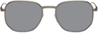 ZEGNA Silver Panthos Sunglasses