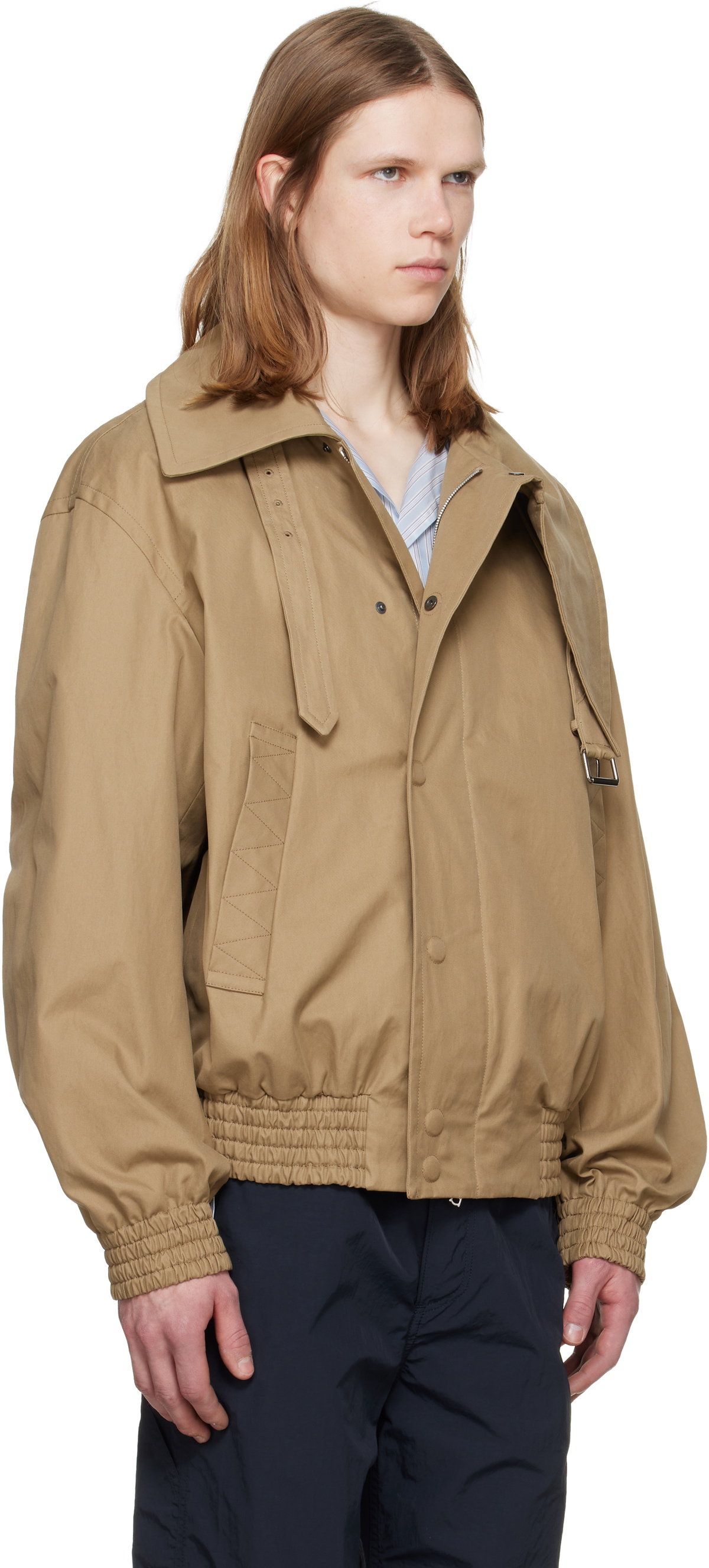 Dries Van Noten Beige Cotton Jacket