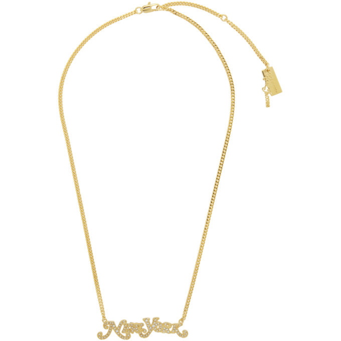 The Barcode Monogram ID Chain Necklace, Marc Jacobs